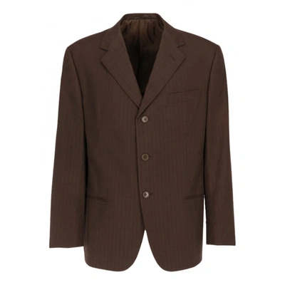 Pre-owned Romeo Gigli Jacket In Brown