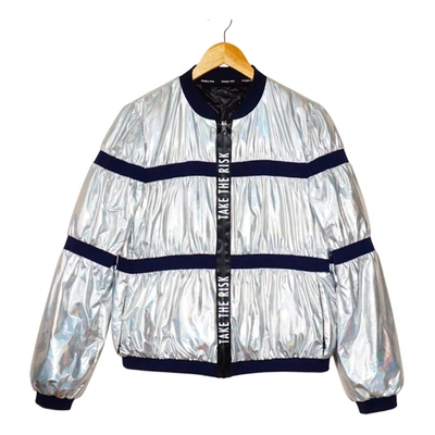 Pre-owned Patrizia Pepe Jacket In Silver