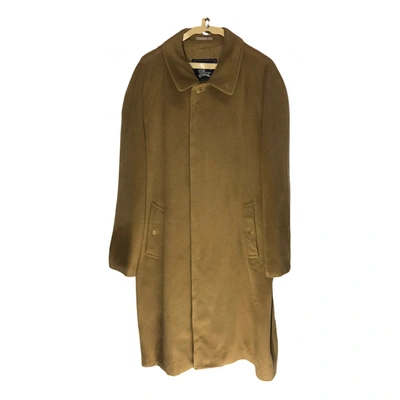 Pre-owned Burberry Cashmere Trenchcoat In Brown