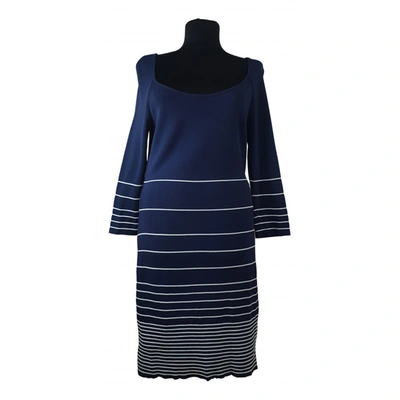 Pre-owned Georges Rech Mid-length Dress In Blue