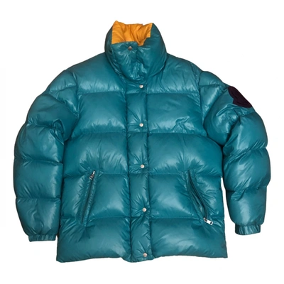 Pre-owned Moncler Genius Moncler Nâ°2 1952 + Valextra Coat In Blue