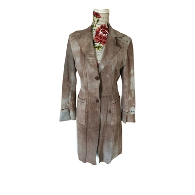 Pre-owned Emanuel Ungaro Coat In Beige