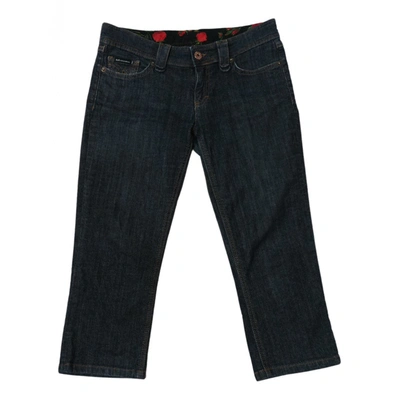 Pre-owned D&g Short Pants In Blue