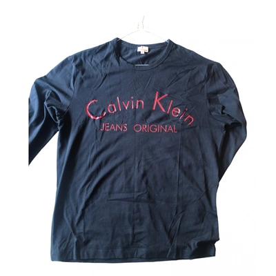Pre-owned Calvin Klein Jeans Est.1978 T-shirt In Black