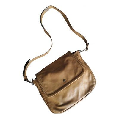 Pre-owned Mulberry Leather Crossbody Bag In Camel
