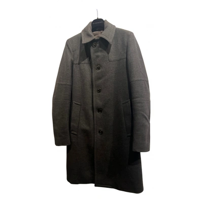 Pre-owned Gucci Wool Coat In Anthracite