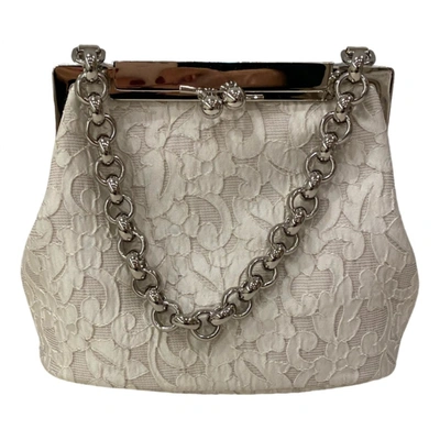 Pre-owned Dolce & Gabbana Handbag In White
