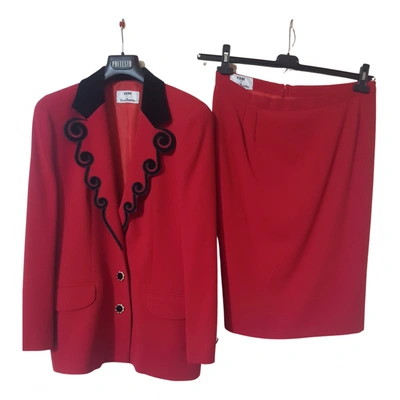 Pre-owned Renato Balestra Suit Jacket In Red