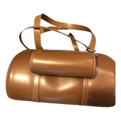 Pre-owned Louis Vuitton Bedford Leather Handbag In Metallic