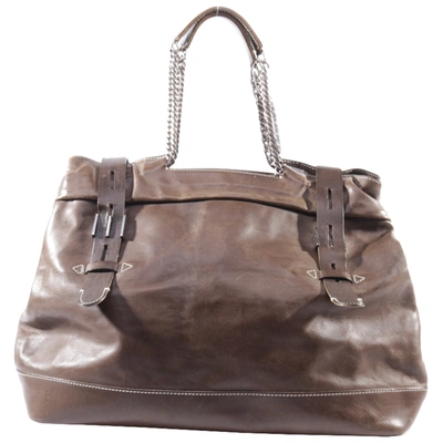 Pre-owned Golden Goose Leather Bag In Brown