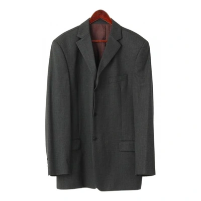 Pre-owned Pierre Cardin Wool Jacket In Grey