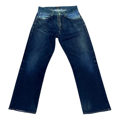 Pre-owned Tsumori Chisato Straight Jeans In Blue