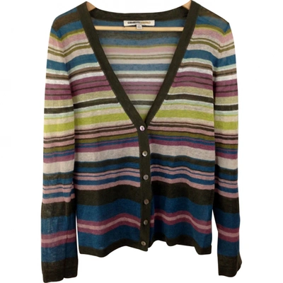Pre-owned Clements Ribeiro Linen Cardigan In Multicolour