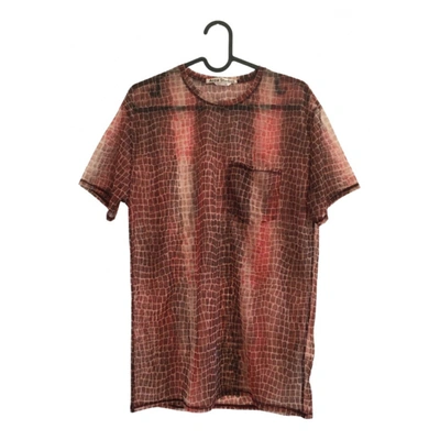 Pre-owned Acne Studios T-shirt In Multicolour