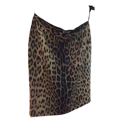 Pre-owned Moschino Cheap And Chic Mini Skirt In Brown