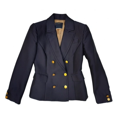 Pre-owned Class Cavalli Suit Jacket In Blue