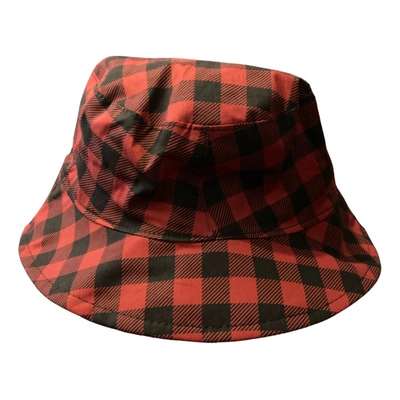 Pre-owned Max & Co Hat In Red