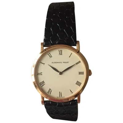 Pre-owned Audemars Piguet Vintage Watch In Black