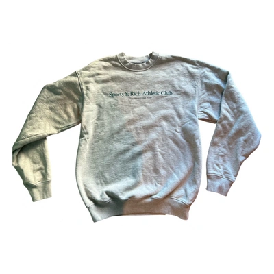 Pre-owned Sporty And Rich Sweatshirt In Grey