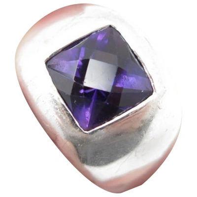 Pre-owned Boucheron White Gold Ring In Purple