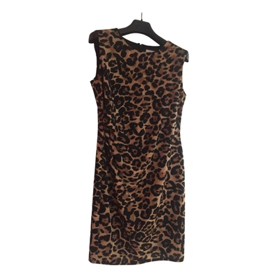 Pre-owned Steffen Schraut Mid-length Dress In Brown