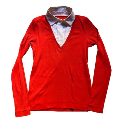 Pre-owned Brunello Cucinelli Knitwear In Red