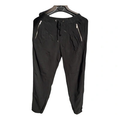Pre-owned Michael Kors Trousers In Black
