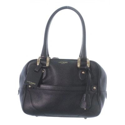Pre-owned J & M Davidson Leather Handbag In Black