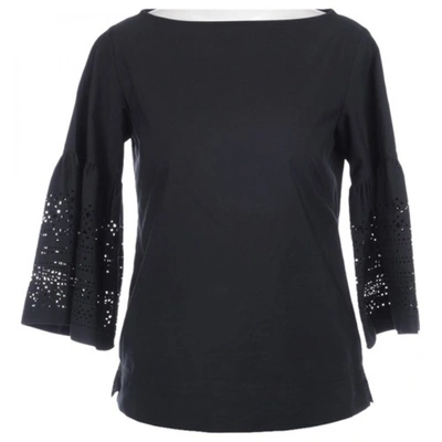 Pre-owned Lauren Ralph Lauren Blouse In Black