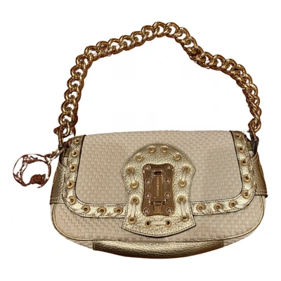 Pre-owned Versace Handbag In Gold