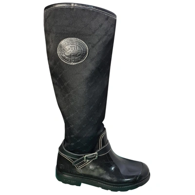 Pre-owned Tommy Hilfiger Boots In Black