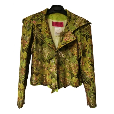 Pre-owned Christian Lacroix Silk Short Vest In Multicolour