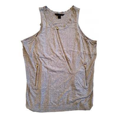 Pre-owned Marc By Marc Jacobs Jersey Top In Grey