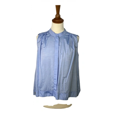 Pre-owned Manila Grace Blouse In Blue