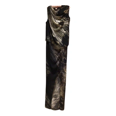 Pre-owned Helmut Lang Maxi Dress In Multicolour