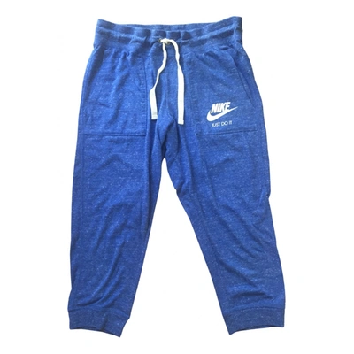 Pre-owned Nike Short Pants In Blue