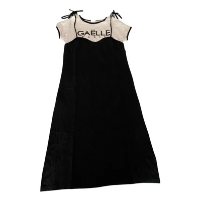 Pre-owned Gaelle Paris Mid-length Dress In Black