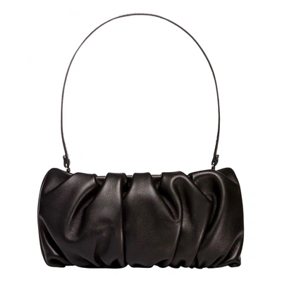 Pre-owned Staud Leather Handbag In Black