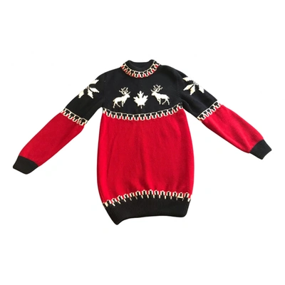 Pre-owned Dsquared2 Wool Jumper In Multicolour