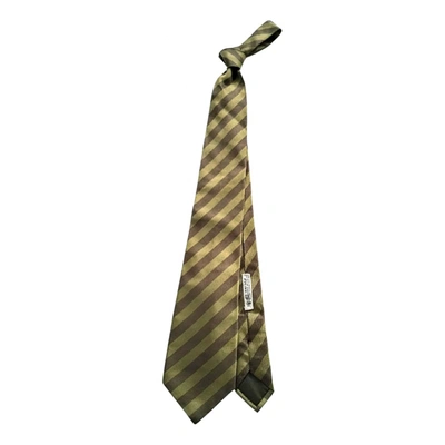 Pre-owned Trussardi Silk Tie In Multicolour