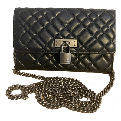 Pre-owned Kurt Geiger Leather Handbag In Black
