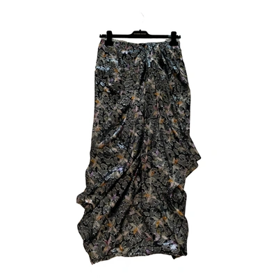 Pre-owned Isabel Marant Silk Maxi Skirt In Multicolour