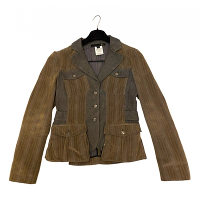 Pre-owned Just Cavalli Blazer In Brown