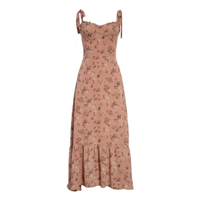 Pre-owned Reformation Mid-length Dress In Pink
