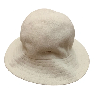 Pre-owned Kangol Wool Hat In Ecru