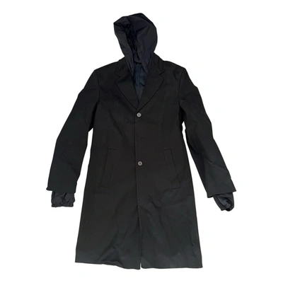 Pre-owned Neil Barrett Coat In Black