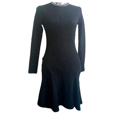 Pre-owned The Kooples Mid-length Dress In Black