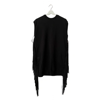 Pre-owned Msgm Cashmere Top In Black