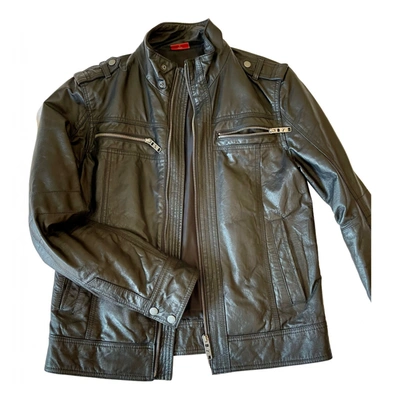 Pre-owned Puma Leather Jacket In Black