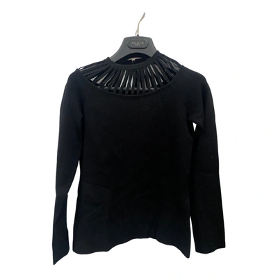 Pre-owned Moschino Cardigan In Black